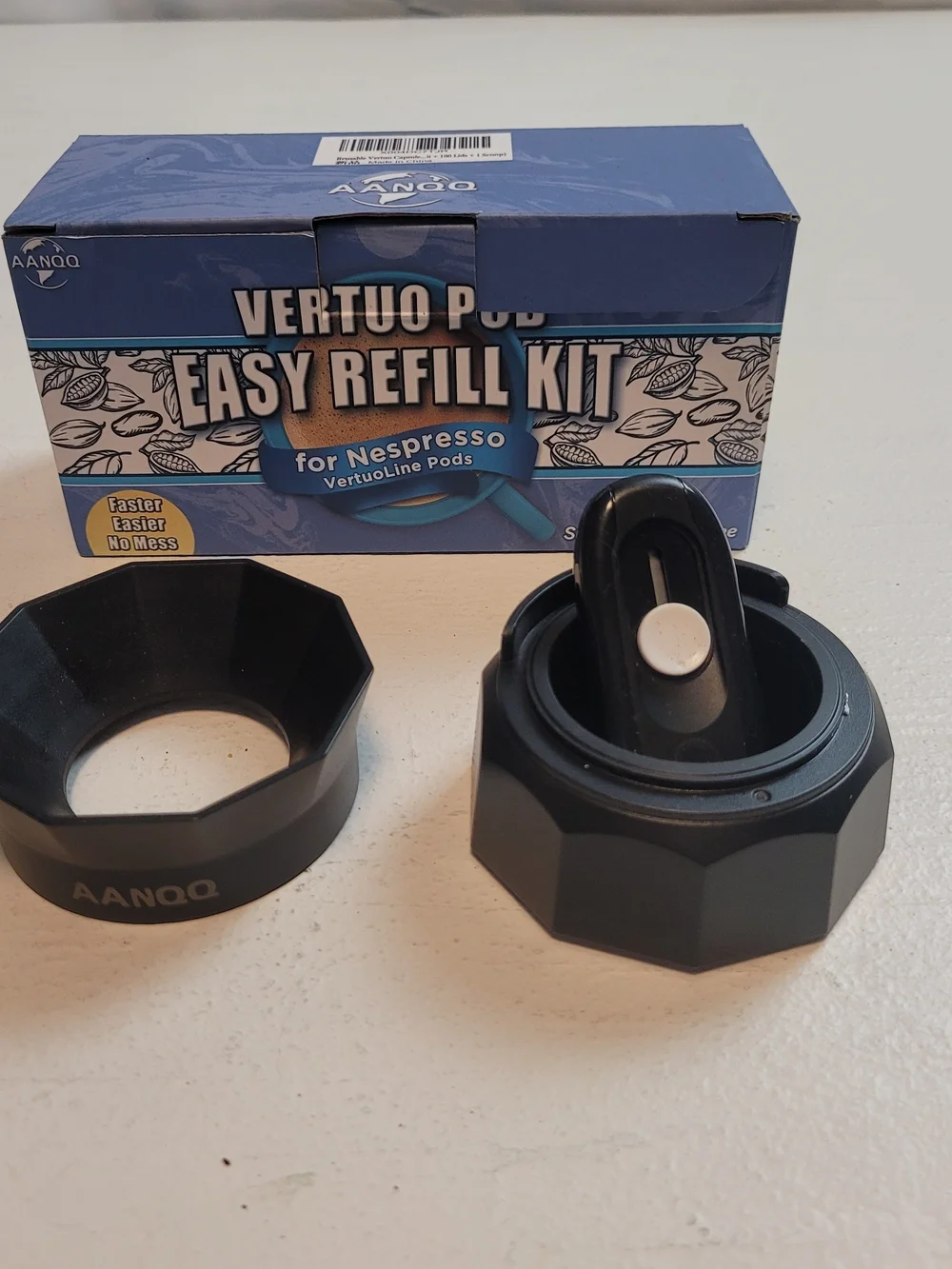 Black Vertuo Pod Easy Refill Kit for Nespresso